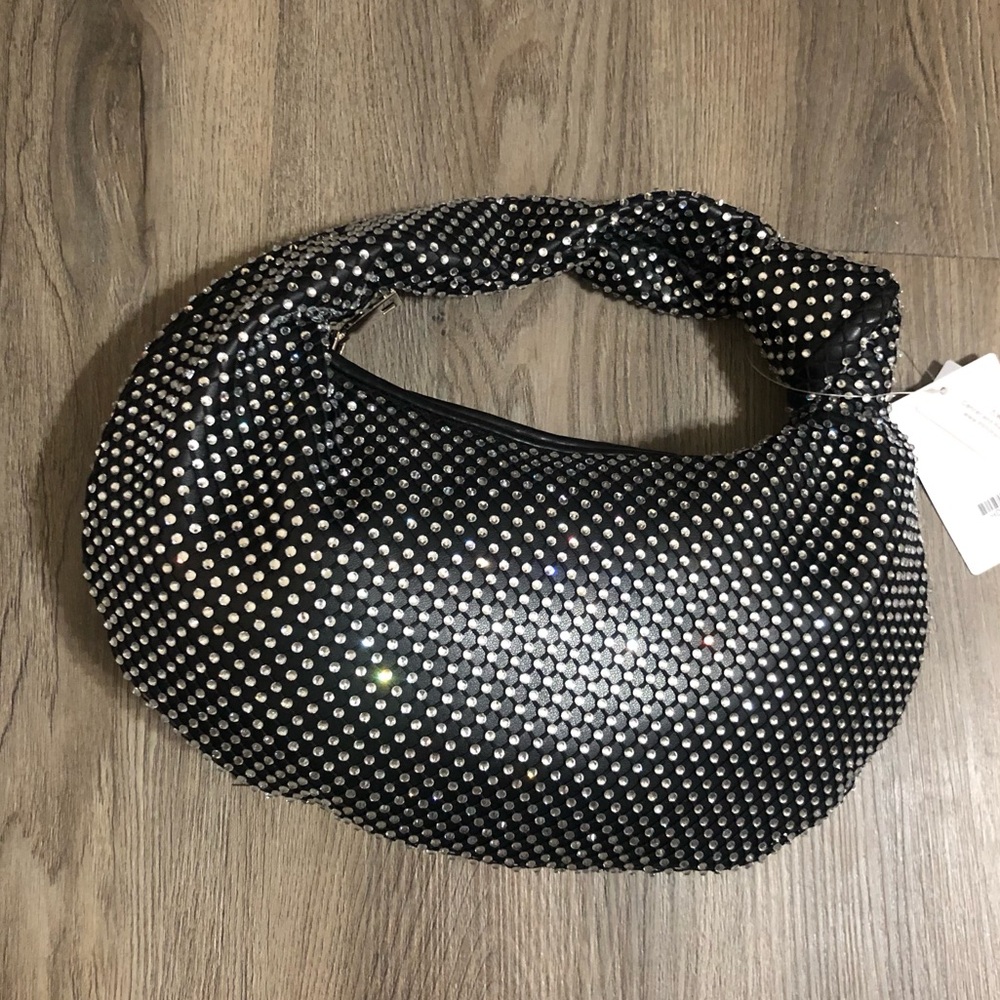 Black Studded Women's Bag